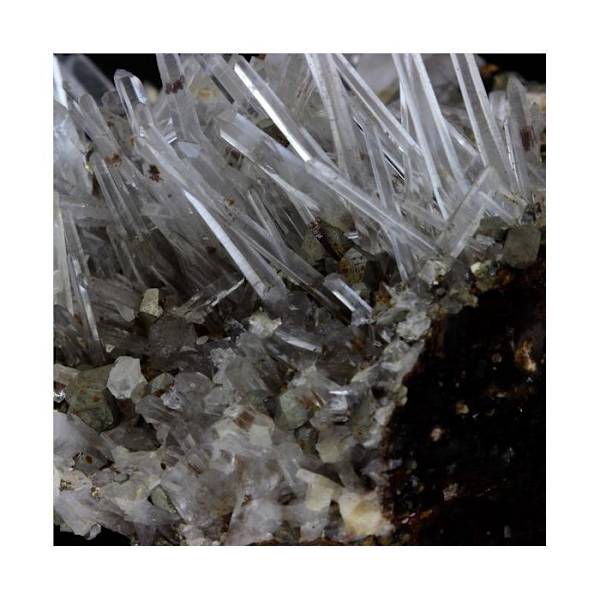Kivet ja mineraalit. Pyriitti + kvartsi. 785,0 ct. Saint Pierre de Mésage, Ranska.