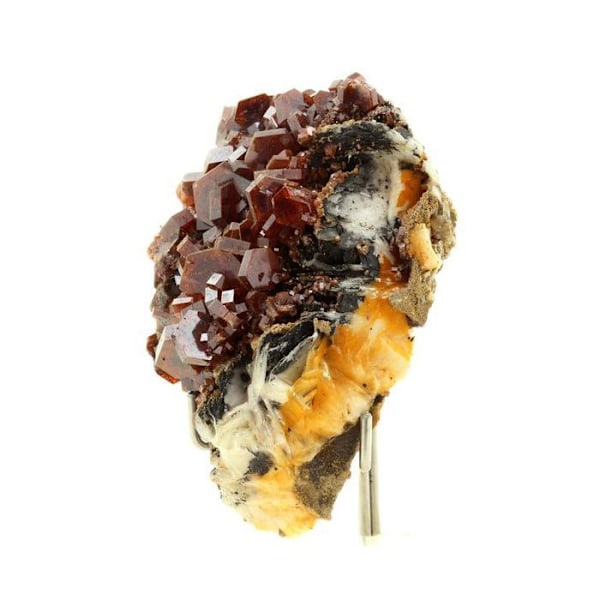 Sten og mineraler. Vanadinit. 580,0 øre. Mibladen, Marokko.
