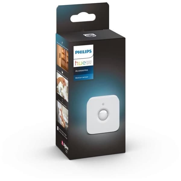PHILIPS Hue Motion Sensor rörelsedetektor - Alexa-kompatibel - Inomhus - 120° - Anslutet objekt