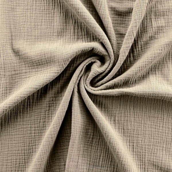 Vuodevaatteet - Alennusliinavaatteet - Puuvillagaze - 240x260cm - 2 Tyynyliinaa 63x63cm - Hiekka Sand