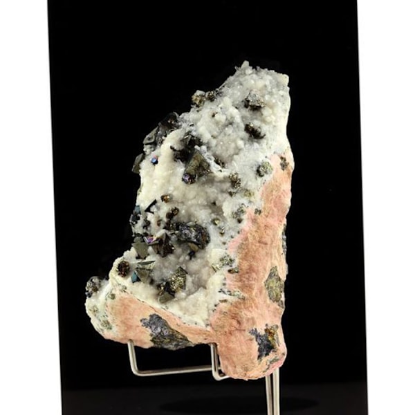 Sten og mineraler. Tetrahedrit + dolomit. 2041,5 ct. Cavnic Mine, Maramure, Rumænien.