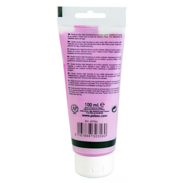 Akrylmaling - PEBEO - Dyna Violet Blå Irisdescent Tube 100ml - Satin - Ekstra fin lila och blå