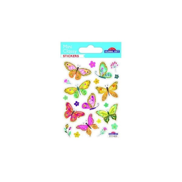 Tarrat - Perhoset - Glitterit - 1,8 cm