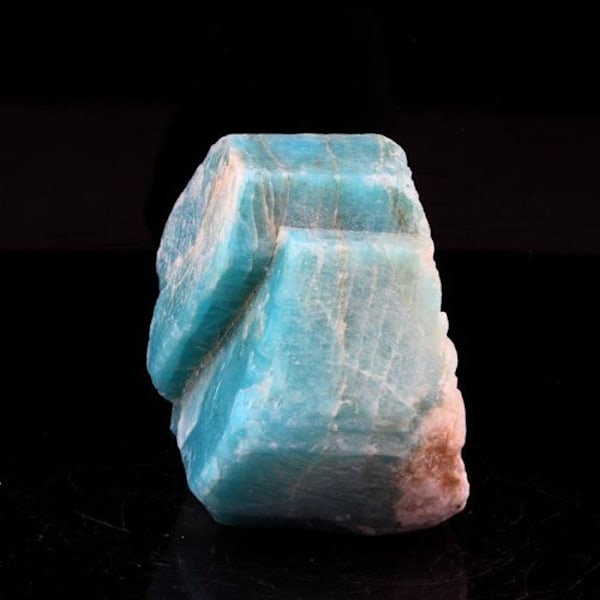 Sten og mineraler. Amazonit. 155,5 øre. Konso, Etiopien.