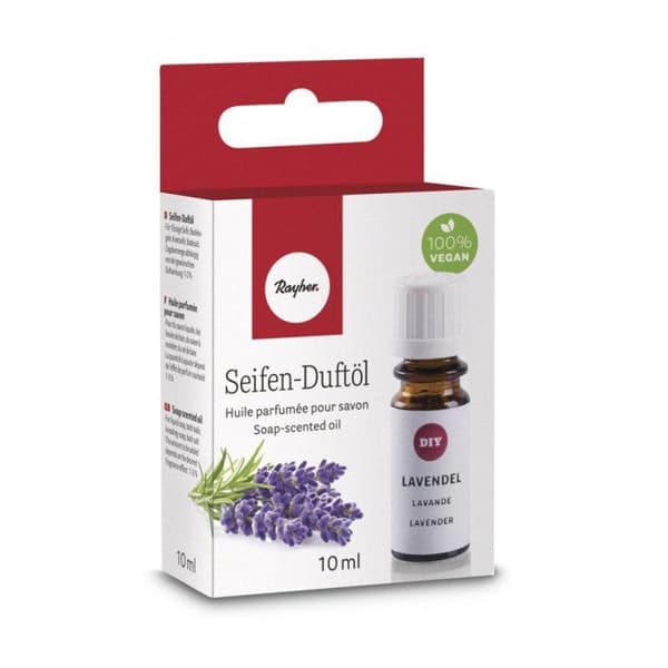 Doftolja för tvål Lavendel, Låda 10ml Transparent