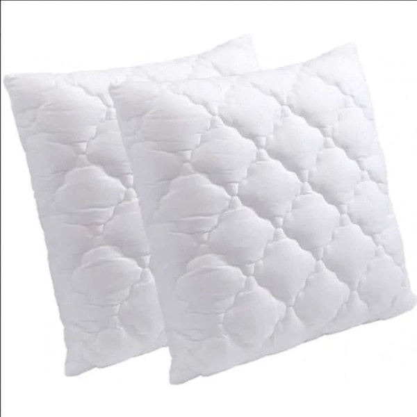 Sæt med 2 puder 65 x 65, Memory Foam, Special Cervical, PROMOLINGE + 2 Pudebeskyttere 65x65 Vit