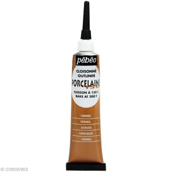 Porslinsoutliner P150 - 20 ml Vermeil kastanj