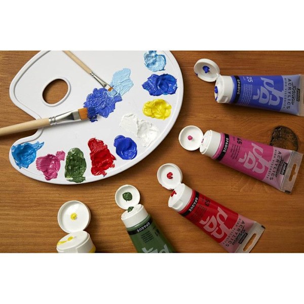 Akvarelmaling - Pébéo - Studio Acrylique - Mørk Ultramarine - 250 ml - Professionel Mörk Ultramarine