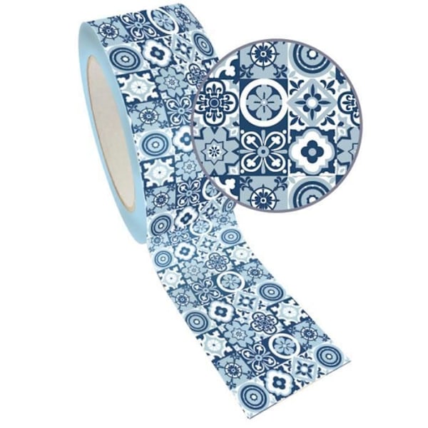 Masking Tape XL blå 4,8 cm x 8 m - Fliser Blå
