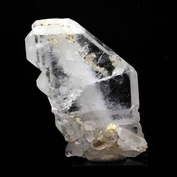 Stenar och mineraler. Ame kvarts. 62,0 ct. Aiguille du Goléon, Oisans, Frankrike.