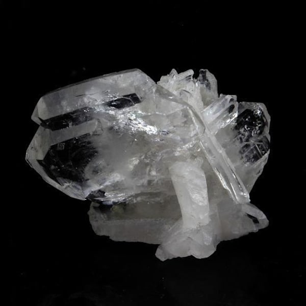 Kivet ja mineraalit. Soul kvartsi (faden quartz). 20,0 ct. Kolme piispakuntaa, La Grave, Ranska.