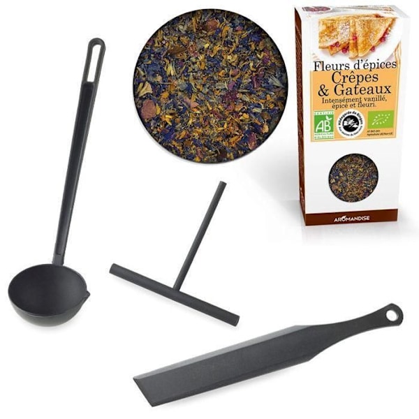 Pannkaksredskap + pannkakskryddor