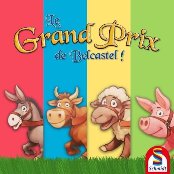 Belcastel Grand Prix - Brætspil - SCHMIDT SPIELE - Oplev et hektisk kapløb gennem Belcastel Grand Prix! Flerfarvet