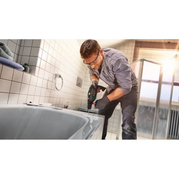 Bosch akku slagboremaskine - UniversalImpact 18 (Leveres med 2 18V-1,5Ah batterier + oplader + bæretaske)