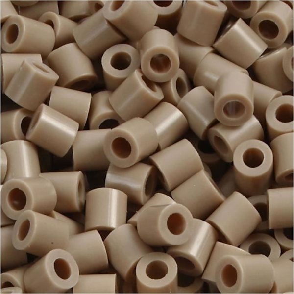 Klisterpärlor eller strykpärlor - PhotoPearls - 5 x 5 mm - 1100 st - Beige - Blandat Beige