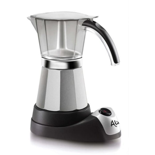 DELONGHI EMKM6B Alicia Plus elektrisk kaffebryggare - Vit - 6 koppar - 450W