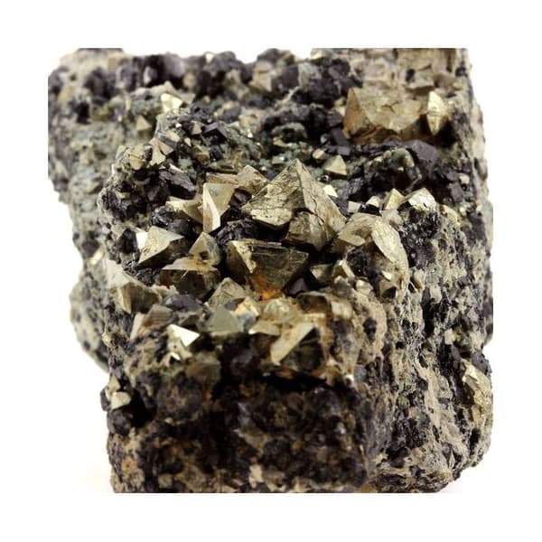 Pyrit + Magnetit 2475,0 karat Flerfärgad