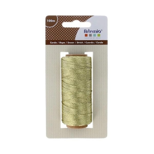 Kullankeltainen lankaa 0,5mm x 100m gyllene
