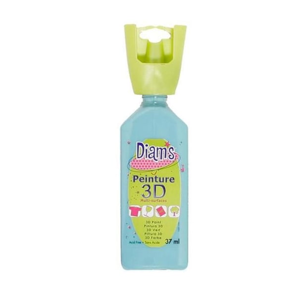 Diam's 3D Maling 37 ml Glansende Turquoise Turkos
