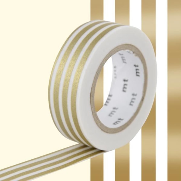 Masking Tape MT Gold Lines - kantguld Guld