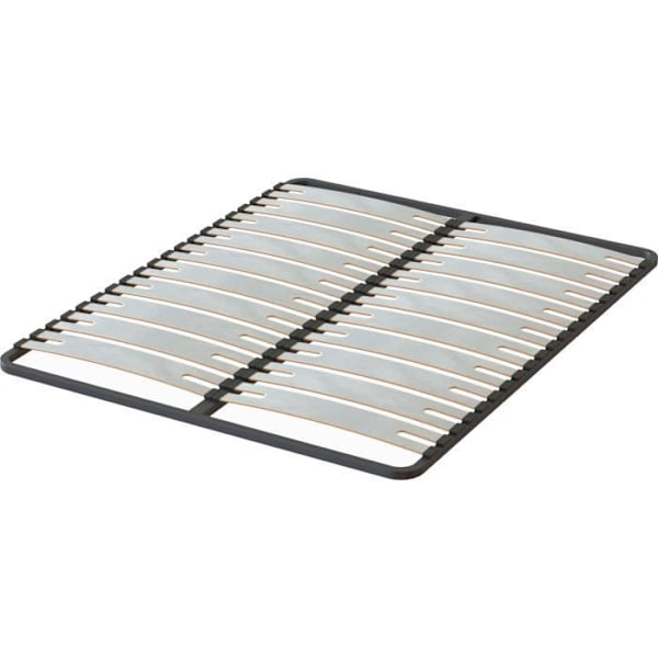 SEDAC OPTISIZE Sängbotten 160 x 200 - Extra bred lamellram 141mm bred Grå och svart