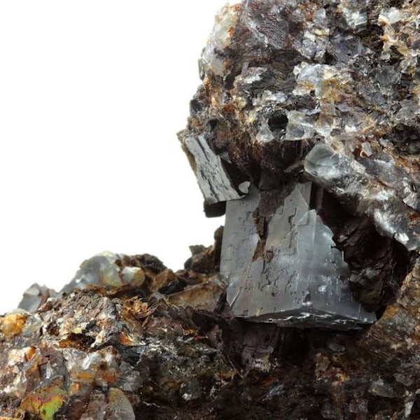 Cristal - Fluorit - Kvarts - Goethit - 3951,5 ct - Ægthedscertifikat - Aveyron