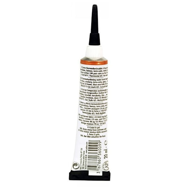 Cerne porcelaine - Pébéo - P150 - 20 ml - Koppar - Färg för precisa konturer kastanj