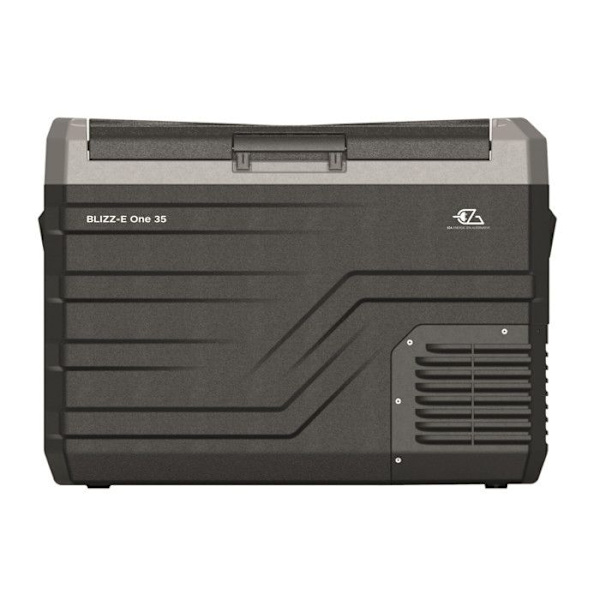 Elektrisk køleboks - EZA - BLIZZ-E ONE - 12 volt / 24 volt V - Sort - 35L Svart grå