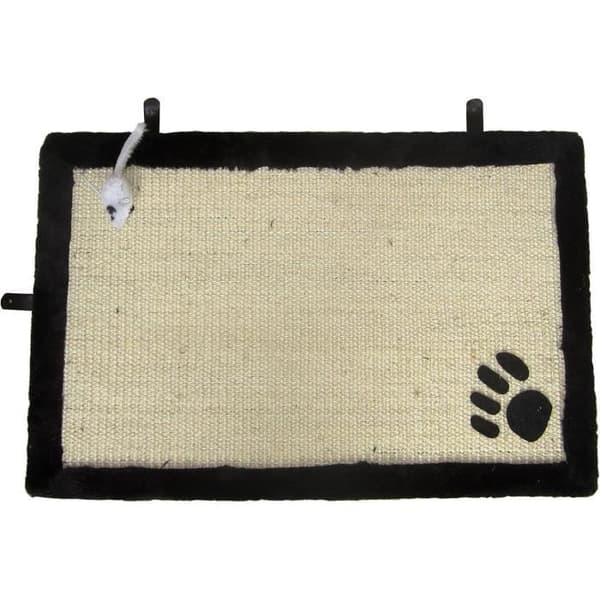 Rapsutustyyny - AIMÉ - 35 x 55 cm Beige og sort