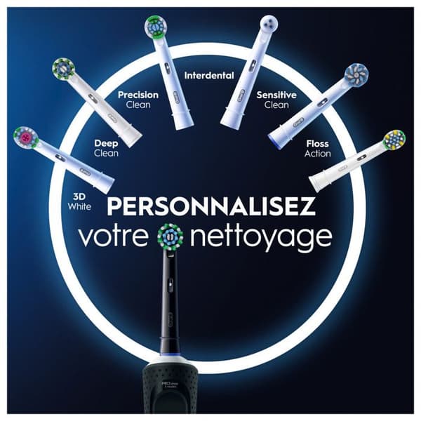 Hammasharja - ORAL-B - Vitality Pro - Musta - Sähköinen