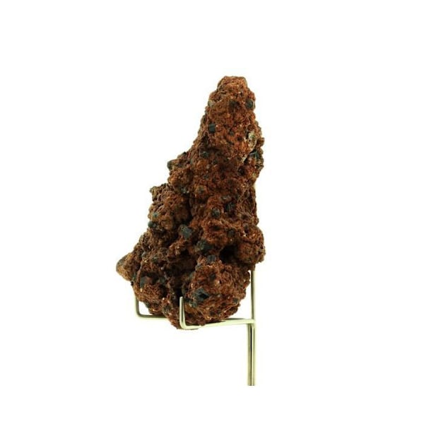 Sten og Mineraler - ABIJOUX - Augit + Lava - 452,85 ct - Ægthedsbevis - Italien
