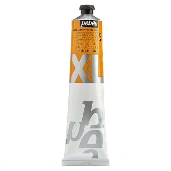 Oliefarve - Pébéo - Studio XL - Cadmium Gul Primær Imitation - 200 ml - Hurtig tørring Imitation Cadmium Gul Primär