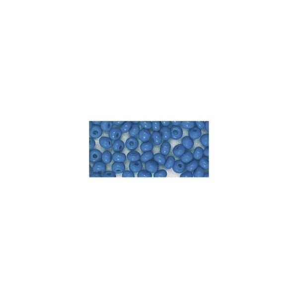 Rocailles, 2,6 mm ø, opaalit, turkoosi, laatikko 17 g