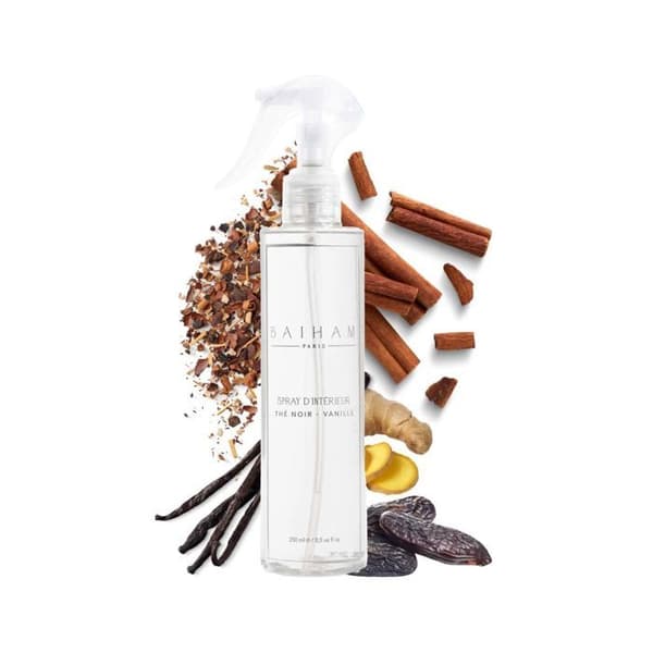 Sisustussu spray 250 ml - Musta tee vanilja