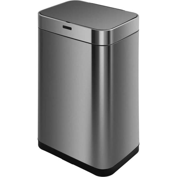 Automatisk Køkkenaffaldsspand - UPPER - 60 L - Rustfrit Stål Sølv - Kitchen Move Metall