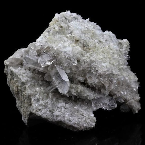 Kvarts - ABIJOUX - Plan du Lac, Oisans, Savoie, Frankrig - 684.0 ct - Naturmaterialer - Hvid