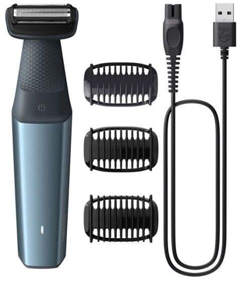 Philips BG3027 05 Herrtrimmer Kropp BLÅ GRÅ svart och blått