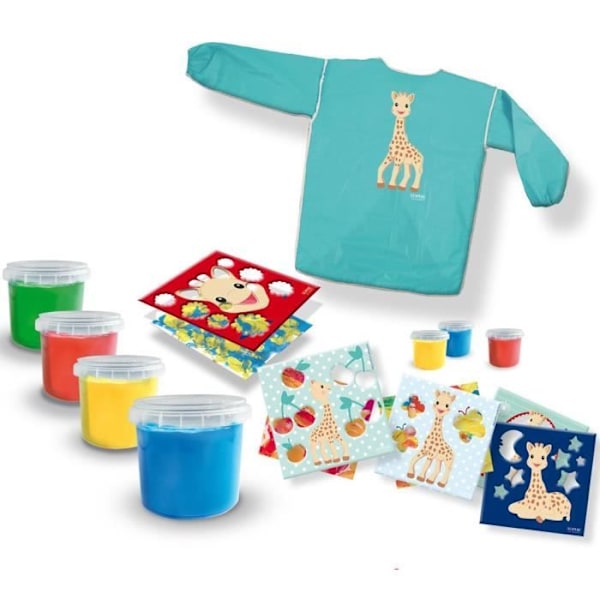 SOPHIE LA GIRAFE Fingermålningssats Flerfärgad