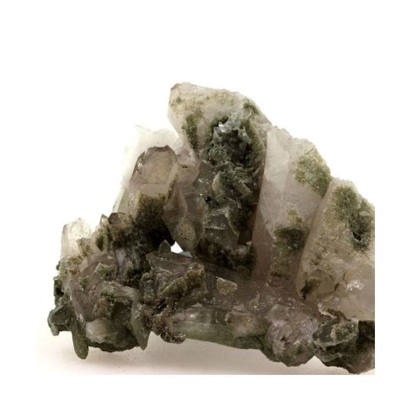 Smoky Quartz + Chloriitti 290,1 karaattia Flerfärgad