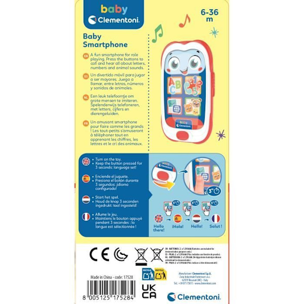 Bebis smartphone som pratar CLEMENTONI