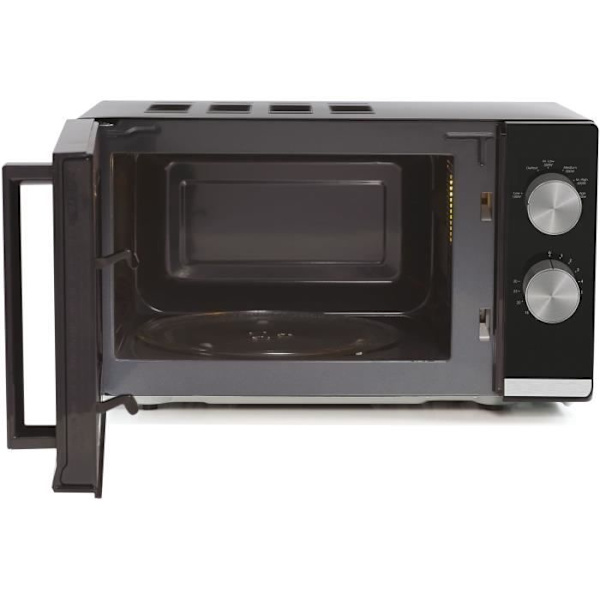 Candy Moderna CMW20TNMB 700 W 20L musta mikroaaltouuni - sulatustoiminto - lasinen levysoitin - 6 tehotasoa
