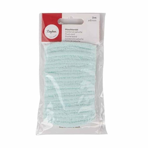Sammetband - RAYHER - Ljusblå - 8 mm - 3 m - Blandat Ljusblå