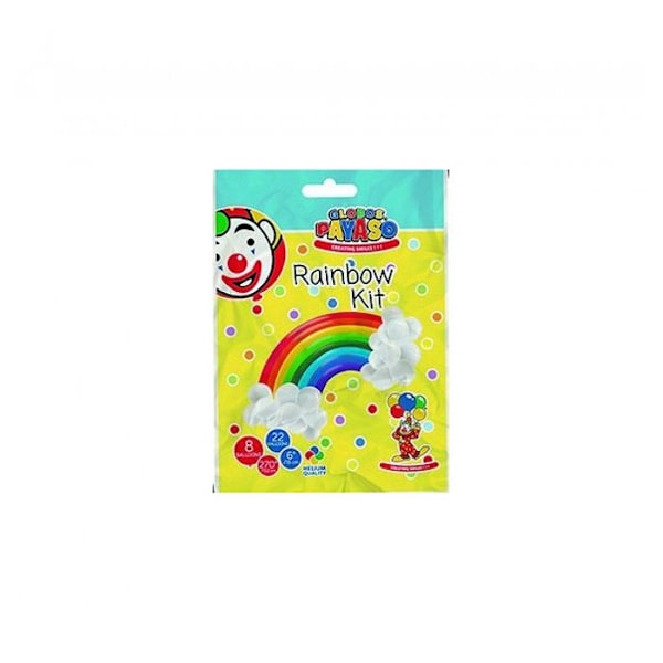 Rainbow Balloon Kit Flerfarvede festballoner Fest fødselsdagsbegivenhed Flerfärgad
