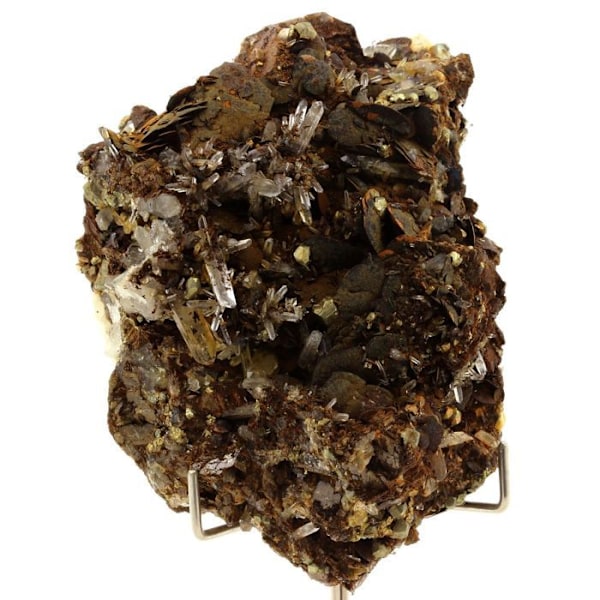 Stenar och Mineraler - ABIJOUX - Kvarts - 1076,0 ct - Siderit - Pyrit