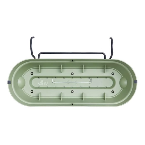 Elho Vibia Campana Balkon Allin1 50 - Grøn - L 50 x B 26 x H 17 cm - Altan - 100% genbrug Grön