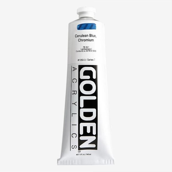 Golden: Painava akryylimaali: 150 ml: Taivaansininen kromi