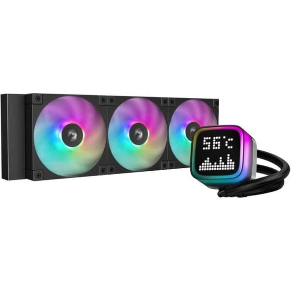 Vandkøling AIO - DEEPCOOL LP360 - Ventilatorer 3x 120 mm ARGB - Sort