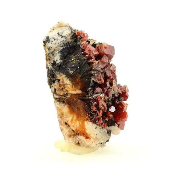 Sten og mineraler. Vanadinit. 1000,0 ct. Mibladen, Marokko.