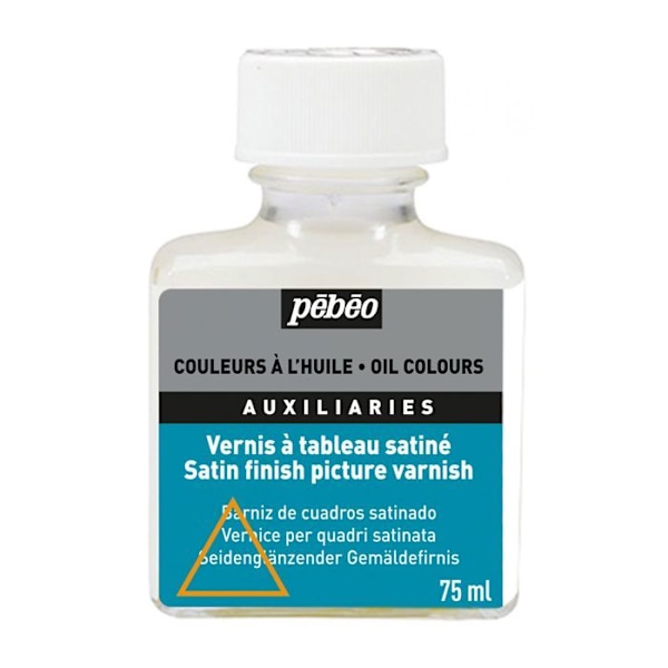 Satinéret tavlemaling - PEBEO - 75 ml - Transparent - Ideel til kunstnere - Satin finish