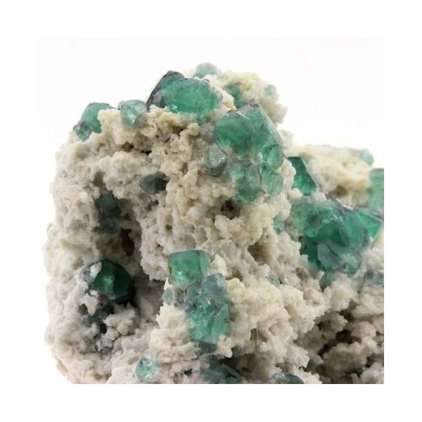 Fluorit + Orthoclase 1515,1 karat Flerfärgad